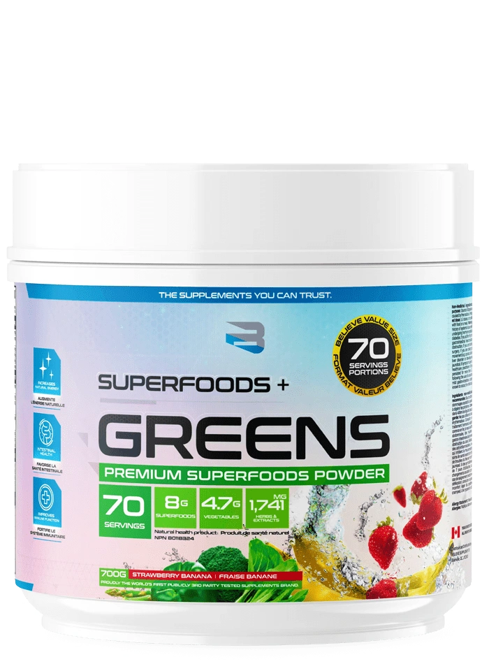 BELIEVE - SUPERFOODS + GREENS - 70 SERVING