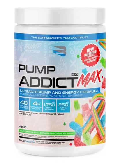 Believe Pump Addict MAX 2.0 – Pré-Workout Ultime Pompe & Énergie