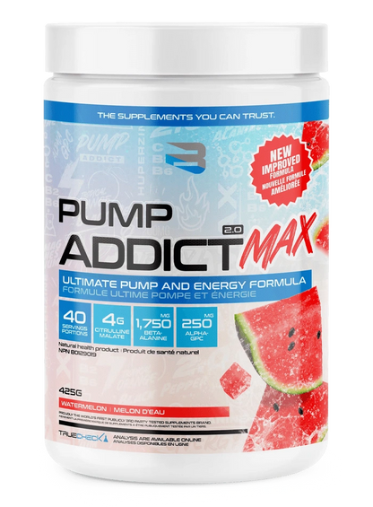 Believe Pump Addict MAX 2.0 – Pré-Workout Ultime Pompe & Énergie