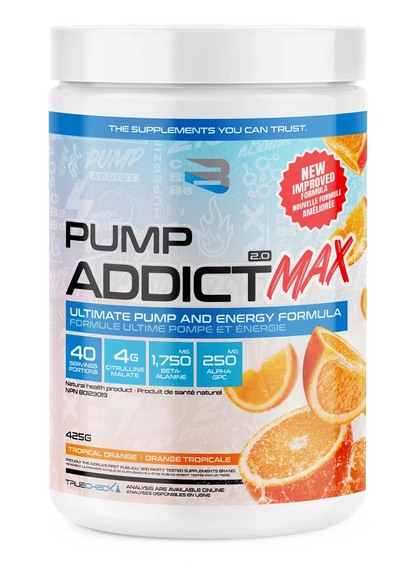 Believe Pump Addict MAX 2.0 – Pré-Workout Ultime Pompe & Énergie