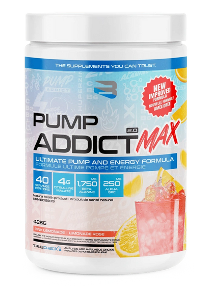 Believe Pump Addict MAX 2.0 – Pré-Workout Ultime Pompe & Énergie
