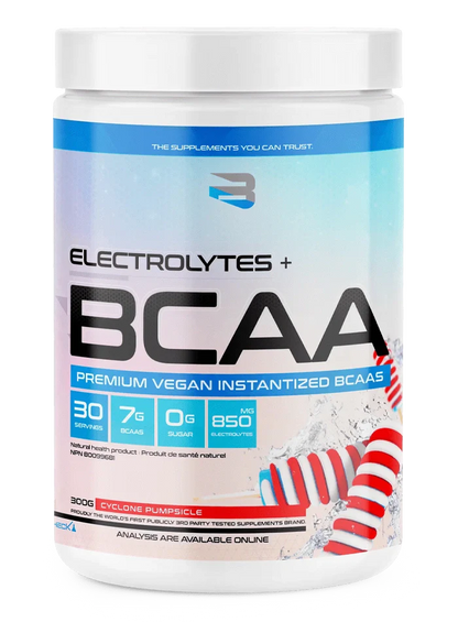 Believe Electrolytes + BCAA – Acides Aminés & Hydratation Premium