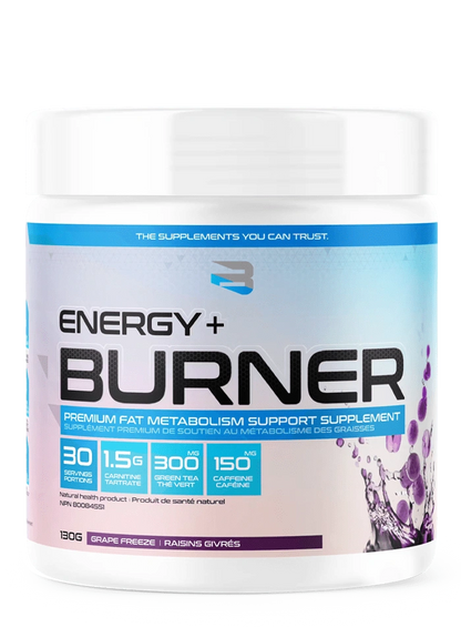 Believe Energy+ Burner – Brûleur de Graisses & Booster d’Énergie