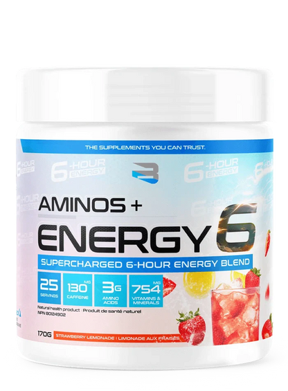 Believe Aminos + Energy 6 – Acides Aminés & Énergie 6 Heures