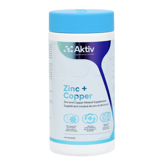Zinc + Copper Aktiv – Immunity, energy and skin health